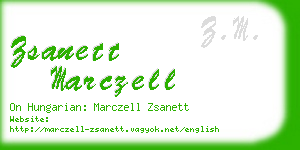 zsanett marczell business card